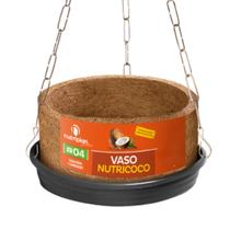 Vaso Redondo Pendurar Nutricoco Suspenso Kit Completo N4