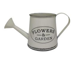 Vaso Regador Decoração Metal Flowers Garden Arranjo Bege Vaso Regador Decoração Metal Flowers Garden Arranjo Bege