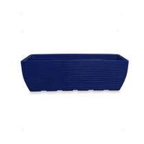 Vaso Retangular Floreira Decorativo Polietileno 80X30 ul M