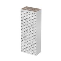 Vaso Retangular Largo Legacy Prata