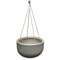 Vaso Rústico Suspenso com Corda 28 (7L) Cor Mármore JAPI Vaso Rústico Suspenso com Corda 28 (7L) Cor Mármore JAPI