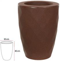 Vaso Safira Conico Ferrugem 40cm