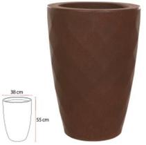 Vaso Safira Conico Ferrugem 55cm