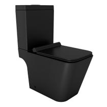 Vaso Sanitário com Caixa Acoplada Docol Vougan 12009694119 Ônix Vaso Sanitário com Caixa Acoplada Docol Vougan 12009694119 Ônix