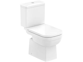 Vaso Sanitário com Caixa Acoplada e Assento Soft Close Elite Celite Branco/Brilhante