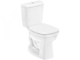 Vaso Sanitário com Caixa Acoplada Quadrado Branco - Celite Like