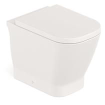 Vaso Sanitário Convencional com Assento Termofixo Queda Amortecida Gap Roca Bege/Fosco