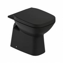 Vaso Sanitário Convencional Roca Debba Classic C329727009 Matte Black