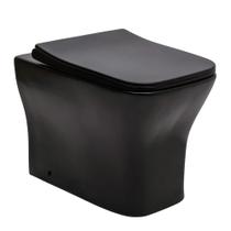Vaso Sanitário Convencional Turmalina Pingoo.casa - Preto