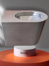 Vaso sanitário inox antivandalismo 304 1,5mm reforçado uso profissional e público inoxy