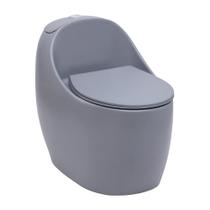Vaso Sanitário Monobloco Caixa Acoplada Privada Aquarela Pingoo.casa - Cinza