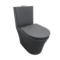 Vaso Sanitário Monobloco Caixa Acoplada Privada Madrid Cinza Vaso Sanitário Monobloco Caixa Acoplada Privada Madrid Cinza