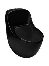 Vaso Sanitário Monobloco Caixa Acoplada Veneza Preto Premium