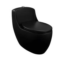 Vaso Sanitário Monobloco Caixa Acoplada Veneza Preto Premium