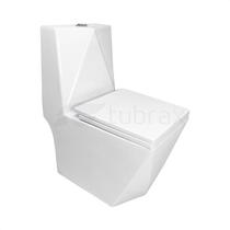 Vaso Sanitário Monobloco Completo - Caixa Acoplada Privada Banheiro - Tubrax