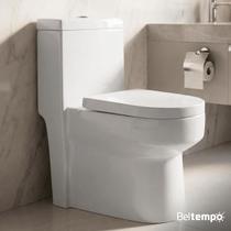 Vaso Sanitário Monobloco Completo Caixa Acoplada Privada Branco BT4110 Beltempo