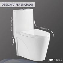 Vaso Sanitário Monobloco Completo - Caixa Acoplada Privada modelo Unio Tubrax