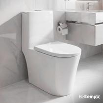 Vaso Sanitário Monobloco Limpeza 360 3/6L Economia De Água Caixa Acoplada Branco Beltempo