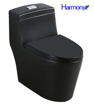 Vaso Sanitário Preto Fosco Monobloco Harmony