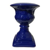 Vaso satisfação azul royal em cerâmica esmaltada Tamanho 18x23cm 4276 Cerâmica Érica Vaso satisfação azul royal em cerâmica esmaltada Tamanho 18x23cm 4276 Cerâmica Érica