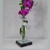 Vaso solitário espelhado Vaso solitário espelhado