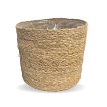 Vaso Stef Natural 18x17cm Fibra Natural Vaso Stef Natural 18x17cm Fibra Natural