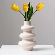 Vaso Steviieden Ceramic Modern Seca Flower Off White