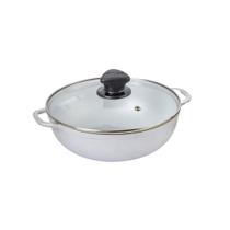 Vaso Stock Pot IMUSA Caldero 2L de alumínio fundido com tampa de vidro prateada Vaso Stock Pot IMUSA Caldero 2L de alumínio fundido com tampa de vidro prateada