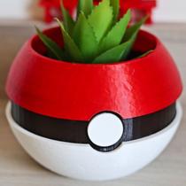 Vaso Suculentas Pokebola 9cm - Redonda