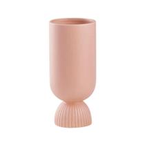 Vaso Taça em Cerâmica Rosé M