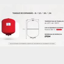 Vaso Tanque De Expansão 24l Vertical Komeco