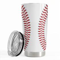 Vaso Térmico de Acero Inoxidable SANDJEST para Béisbol 591 ml Aislado Vaso Térmico de Acero Inoxidable SANDJEST para Béisbol 591 ml Aislado