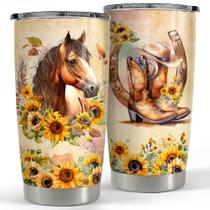 Vaso Térmico SANDJEST para Caballo de Acero Inoxidable de 20oz