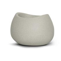 Vaso Texturizado Oval 12 (1,8L) Cor Cimento NUTRIPLAN