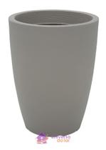 Vaso Thai Tramontina Basic em Polietileno Concreto 58 cm