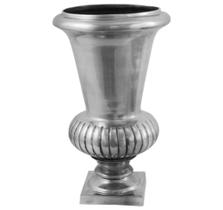 Vaso Todo Aluminio Classico com Base Impecavel Luxo Vaso Todo Aluminio Classico com Base Impecavel Luxo