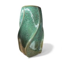 Vaso Torneado Verde Estelar cerâmico - 30,5cm