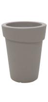 Vaso Tramontina Gipsy em Polietileno Concreto 70 cm