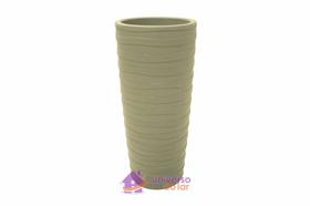 Vaso Tramontina Grego em Polietileno Areia 80 cm Vaso Tramontina Grego em Polietileno Areia 80 cm