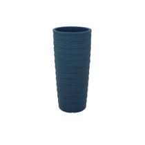 Vaso Tramontina Grego Polietileno Azul Turquesa 80cm Vaso Tramontina Grego Polietileno Azul Turquesa 80cm