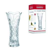 Vaso Transparente Solitário Solaris Prisma 19cm Lindo Design