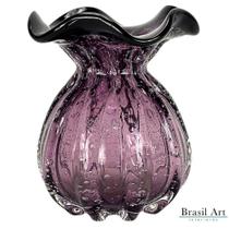 Vaso Trouxinha Decorativa M Roxo Italy Design Sofisticado e Moderno Vaso Trouxinha Decorativa M Roxo Italy Design Sofisticado e Moderno