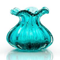 Vaso Trouxinha Em Cristal Murano Esmeralda - São Marcos 12cm Vaso Trouxinha Em Cristal Murano Esmeralda - São Marcos 12cm
