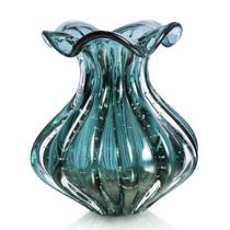 Vaso Trouxinha Em Cristal Murano Esmeralda - São Marcos