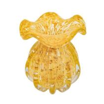 Vaso Trouxinha Murano Italiano Maior Pigmentos Damasco Vaso Trouxinha Murano Italiano Maior Pigmentos Damasco