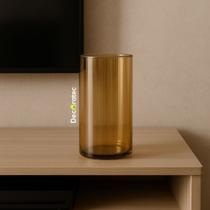 Vaso tubo 10 x 20 ambar fd 20cm de altura