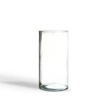 Vaso Tubo Vidro Transparente Cilindrico 14x30 Arranjo Mesa