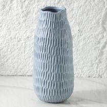 Vaso Uiddo Ceramic Mat Blue 32cm Casa de fazenda rústica moderna Vaso Uiddo Ceramic Mat Blue 32cm Casa de fazenda rústica moderna