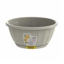 Vaso Uninjet Cachepot Cuia com Prato Palha - Tamanho 22