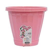 Vaso Uninjet com Prato Rosa - 22